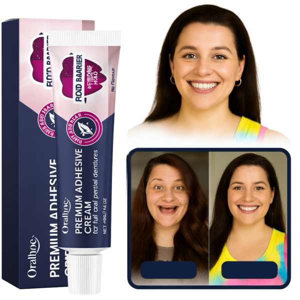 Oralhoe Premium Haftcreme Sichert sofort Prothesen für täglichen Halt und Komfort